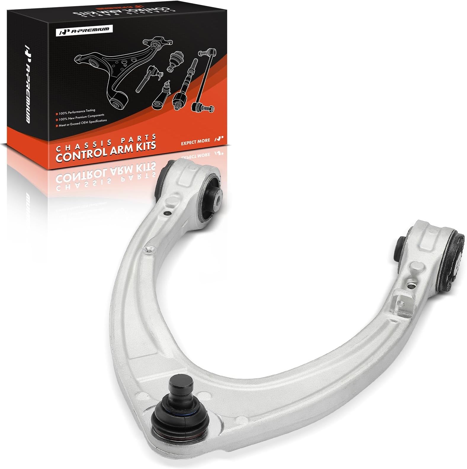 A-Premium Front Right Upper Control Arm, with Ball Joint & Bushing, Compatible with Tesla Model S 2021 2022 2023