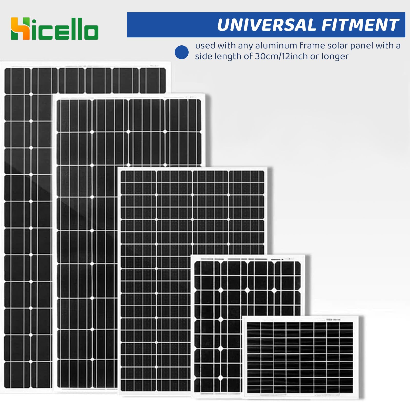 Solarmodulhalterung,Halteecke Haltespoiler,Dachhalterungen Solarmodule,4 ABS-Kunststoff Befestigungswinkel Ecke Halterung, Bohrerfreie Eckwinkel Montageset für Dach Wohnmobil Boot Caraven