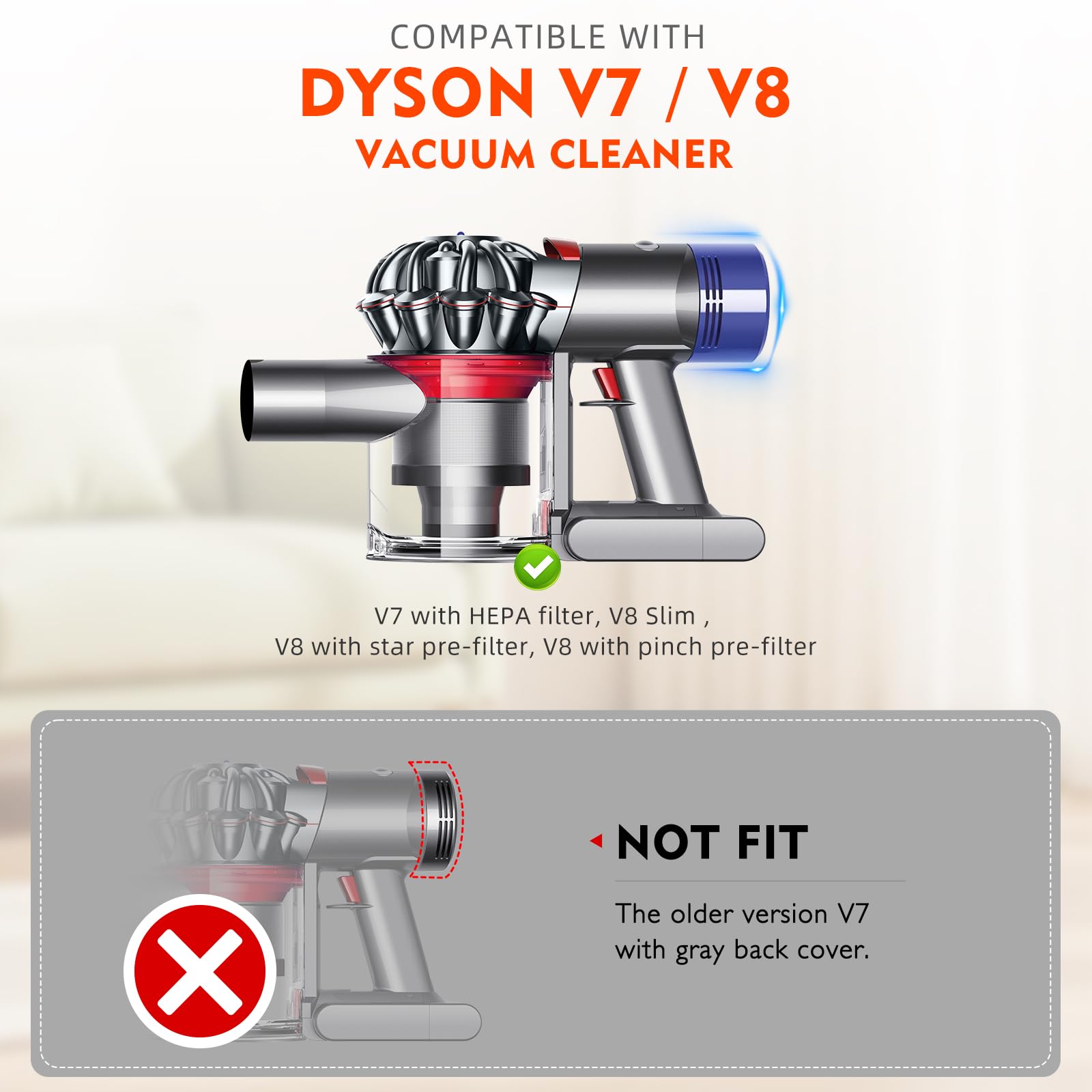 Dyson V7 V8 Dust Bin Replacement - Upgrade Now -2 Dyson V7 V8 Dust Bin Replacement - Upgrade Now -2
