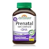 Jamieson PRENATAL Complete Multivitamin with DHA Supplement 60 Softgels