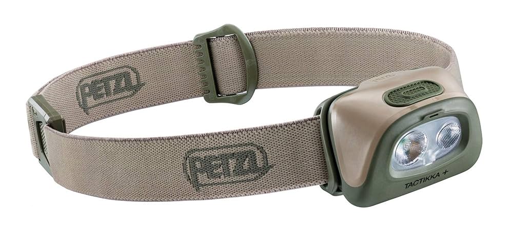 PETZL TACTIKKA ヘッドライト Amazon.com: PETZL TACTIKKA+ Headlamp - Compact and Powerful