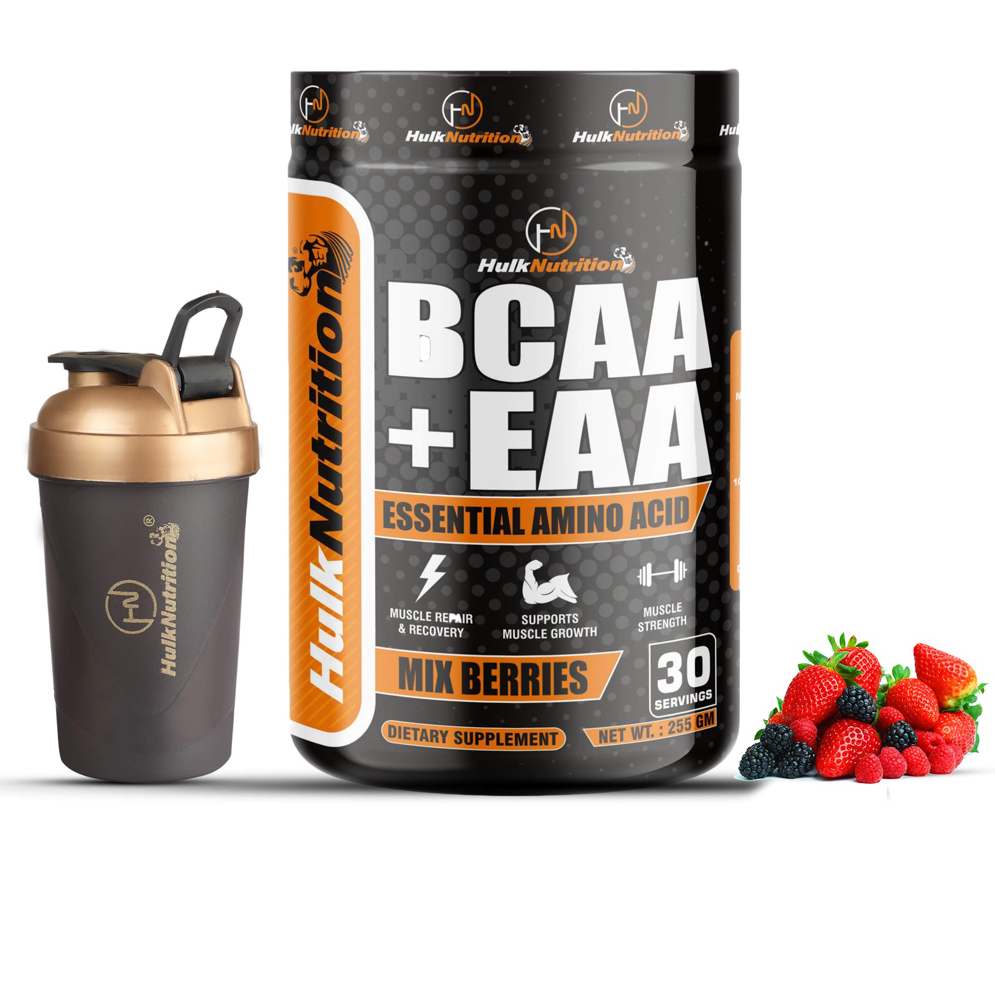 HulkNutrition EAAs-BCAA Energy Drink for Workout | Pre/Post Workout Supplement | Recovery | Muscle Protein Synthesis | EAAs-BCAA, All 9 Essential Amino Acids [30, Mix Berries, 255g] Free Shaker (B08YJTP6Z9) Amazon Price History, Amazon Price Tracker
