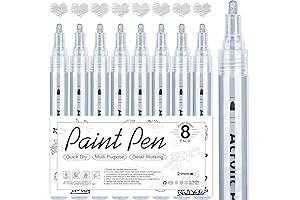 AKARUED Silver Leafing Pen: Elevate Your Art with Metallic Shimmer