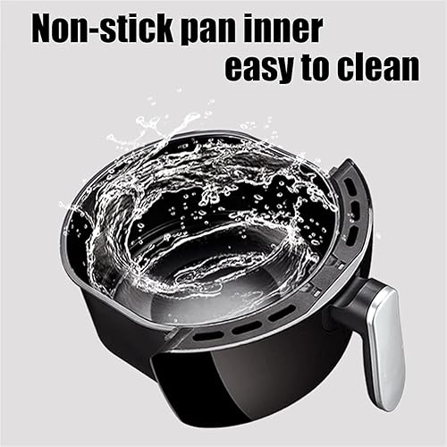 Miniatura 4 de Freidora de aire 220V 2. 2L Freidora de aire rápida y saludable, horno de cocción baja en grasa, freír alimentos negro, reemplazar la freidora