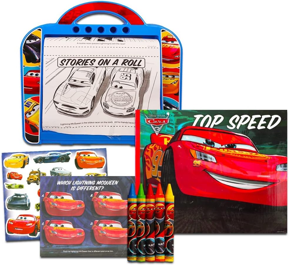 Disney Cars Coloring Book Set (Coloring Activity Set Featuring Lightning McQueen)
