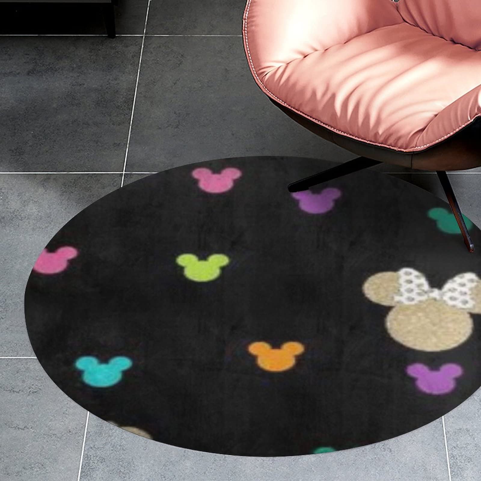 Amazon | ミッキーマウス ミニーマウス ラグマット 60*60cm 丸型 Amazon | ミッキーマウス ミニーマウス ラグマット 60*60cm 丸型