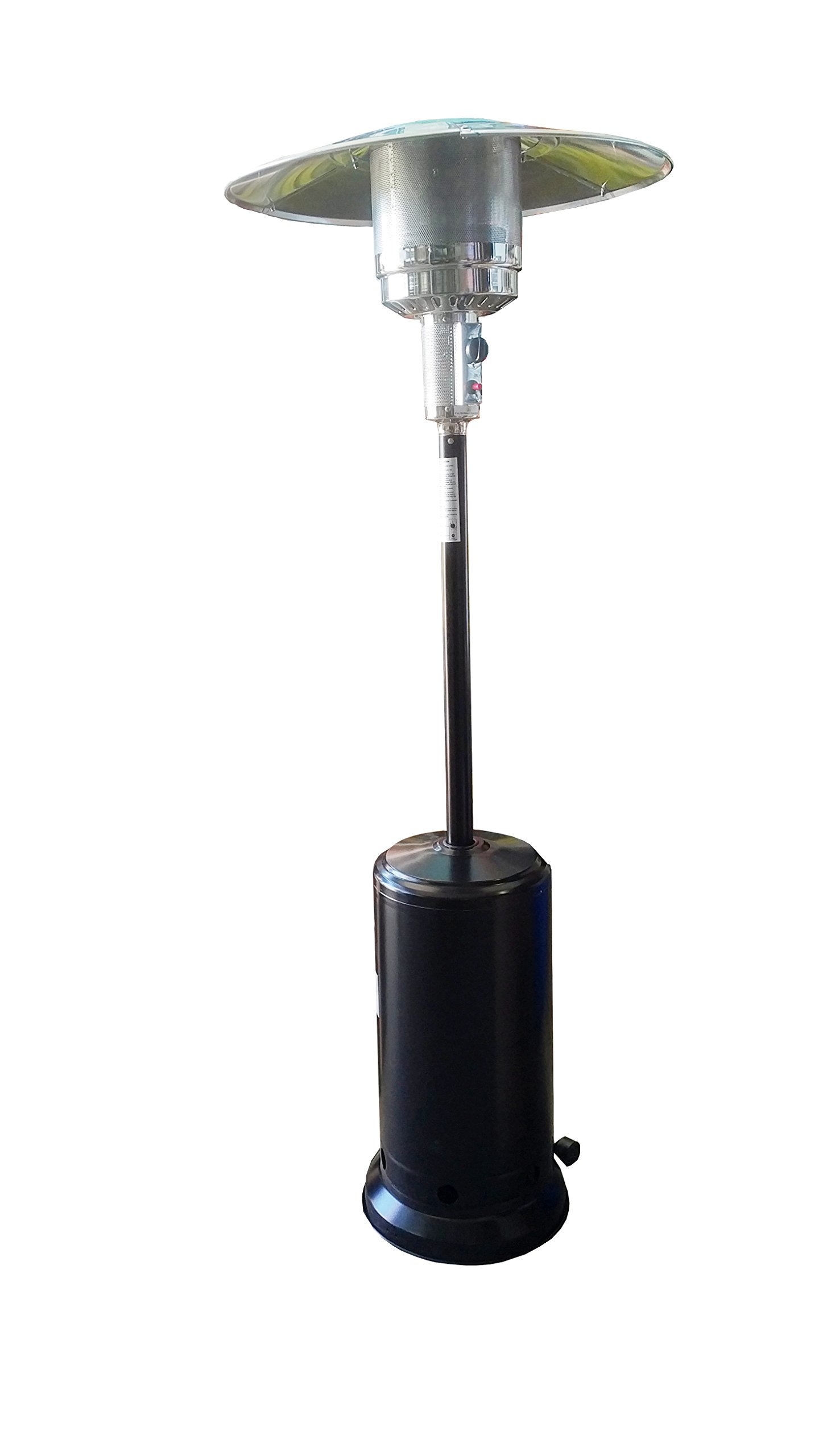Stufa a Gas GPL a Fungo Esterno 14 kW H 220 cm Patio Heather COLORE NERO