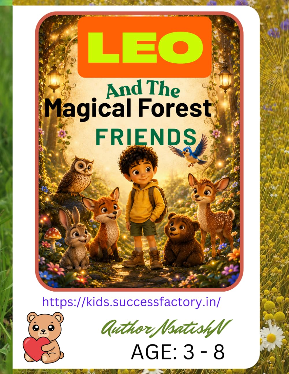 LEO AND THE MAGICAL FOREST FRIENDS: A Heartwarming Adventure of Friendship, Kindness, Courage, and Animal Friends for Kids Ages 3–8