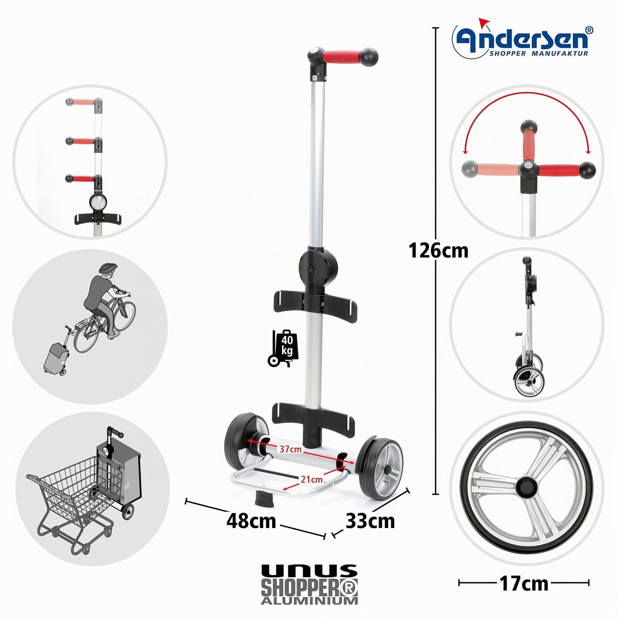 ANDERSEN Einkaufstrolley - Shopper Mix A31