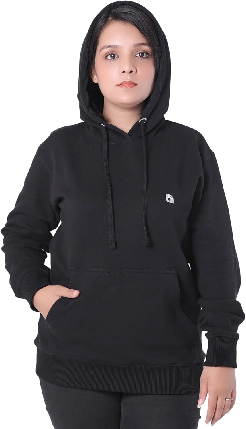 biyya® Womens Ladies Pullover Hoodie Top Long Sleeve Sweatshirt Top Soft Jumper Jacket Hoodies S-XXL