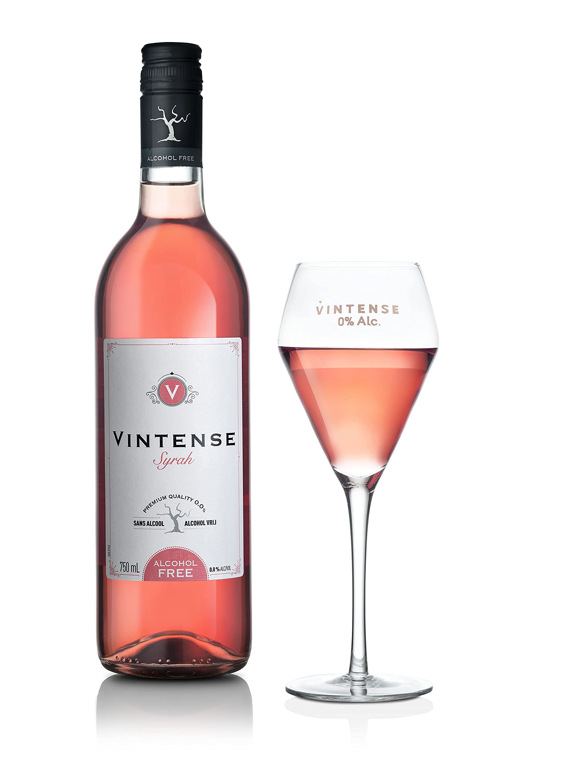 Vintense Cepages Syrah Non Alcoholic Still Wine, Case 6x750ml