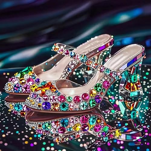 Miniatura 5 de 1000 gemas de cristal AB de diamantes de imitación coloridos, joyas de piedras preciosas acrílicas con parte trasera plana, manualidades para