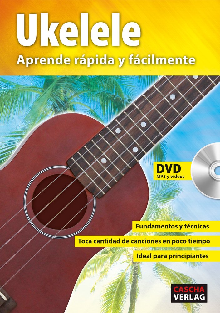 CASCHA HH 2036 ES Ukelele Concierto, Caoba, Bundle con Curso de Ukelele, Afinador, Bolsa Acolchada, 3 Púas y Cuerdas de Aquila