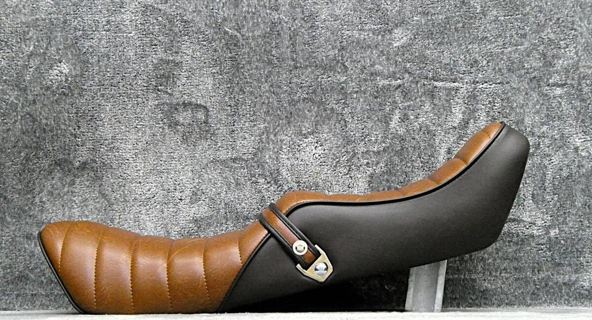 ホーク3 茶ツートン タックロールシート/ブラウンCB250N CB400N ホーク3 茶ツートン タックロールシート/完成品 CB250N / CB400N