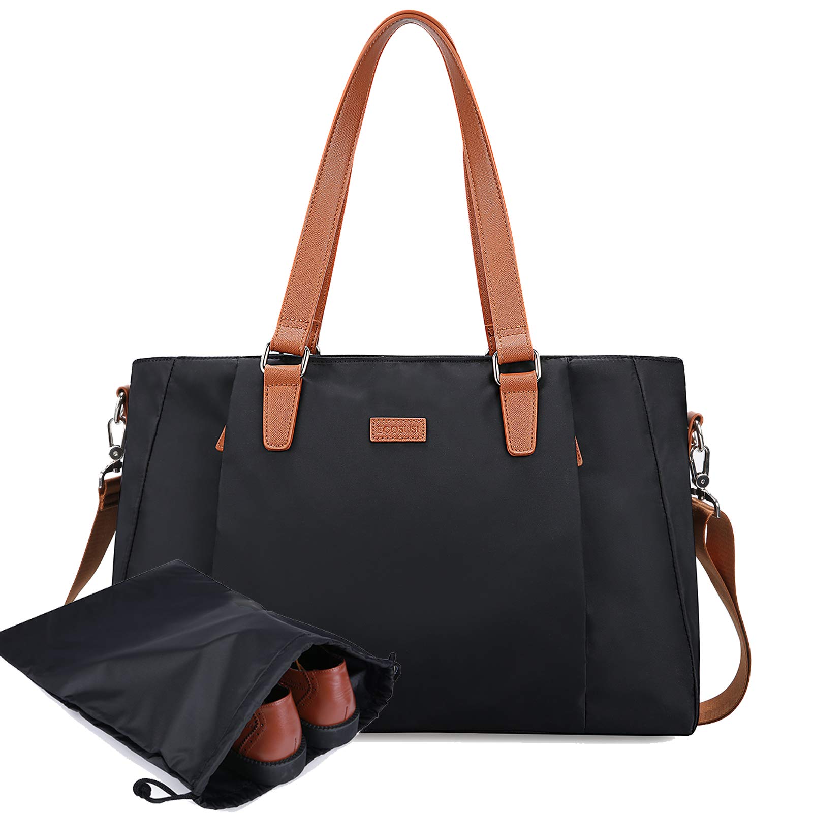 Ecosusi Travel Duffel Bag Weekender Bag With Shoes Bag Gym