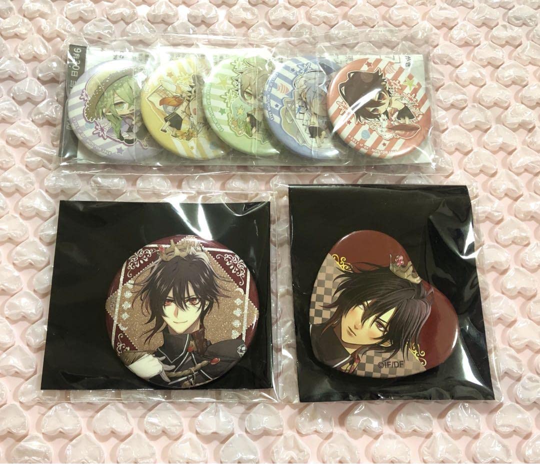 アムネシアシンハート缶バッジ2点