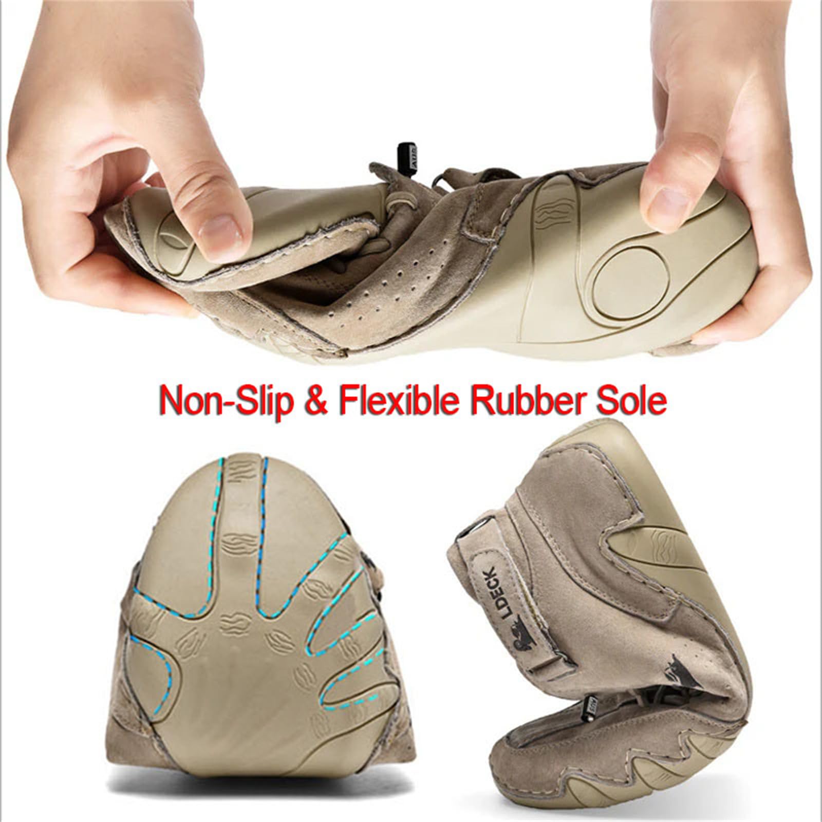 Wasserdichte und atmungsaktive orthopädische Schuhe, Unisex, Outdoor, Freizeit-Sneaker, handgefertigt, Leder, warme Winterstiefel
