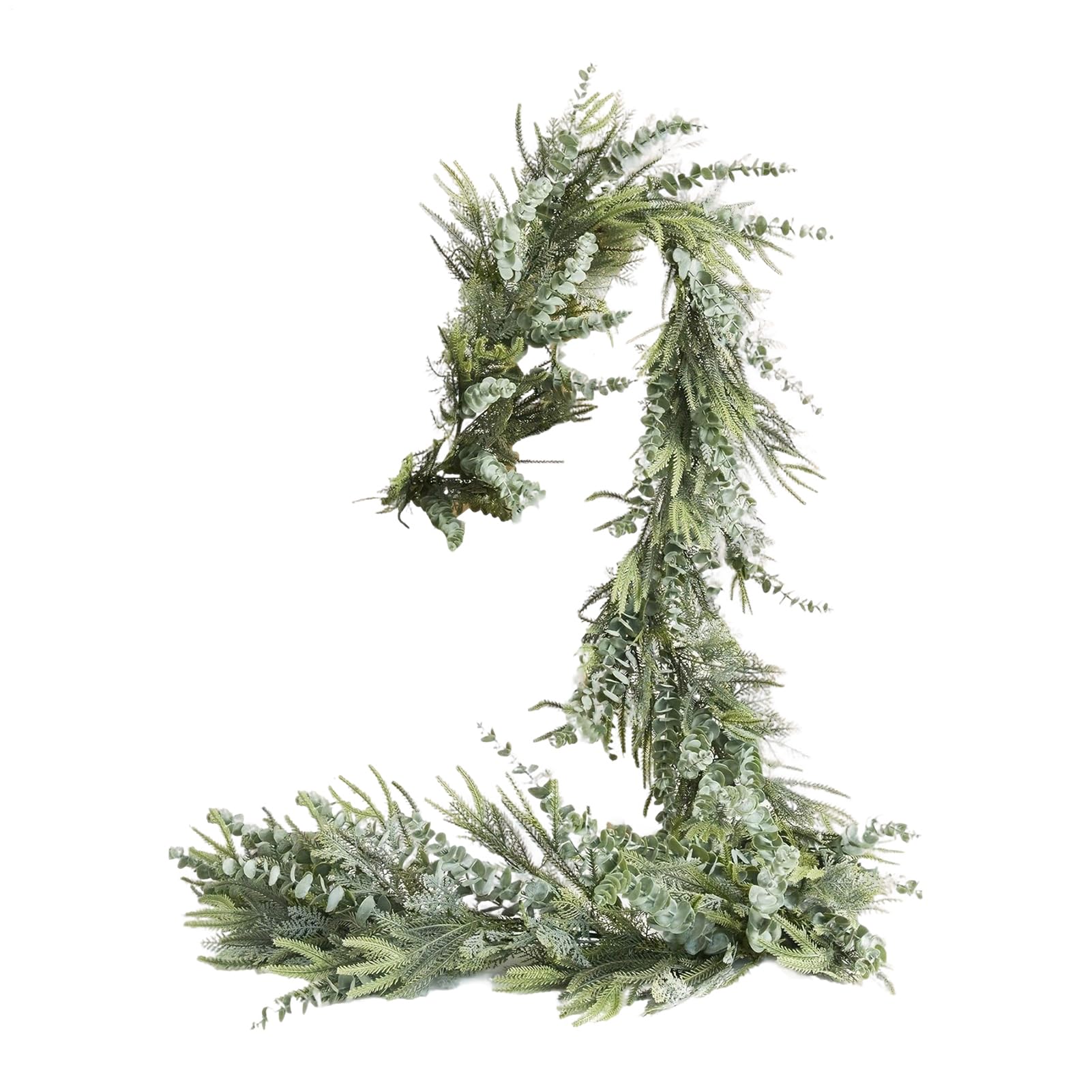Ghirlanda di Pino Pino, Morbida, Folta, Verde, Artificiale, Decorazione Per | Ghirlanda di Verde per Interni ed Esterni per Decorazioni Natalizie Invernali su Mensola, Tavolo, Ringhiera, P