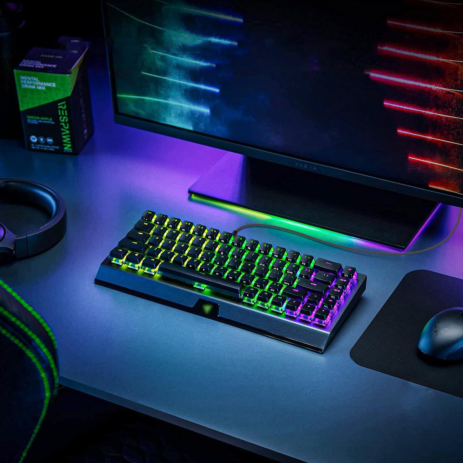Cable de carga USB tipo C compatible con Razer BlackWidow V4 Pro/V4/V3 Pro/V3 Mini, Deathstalker V2 Pro/V2, Huntsman Mini/V3 Pro, controlador Wolverine V3, teclado Ducky One 2/3