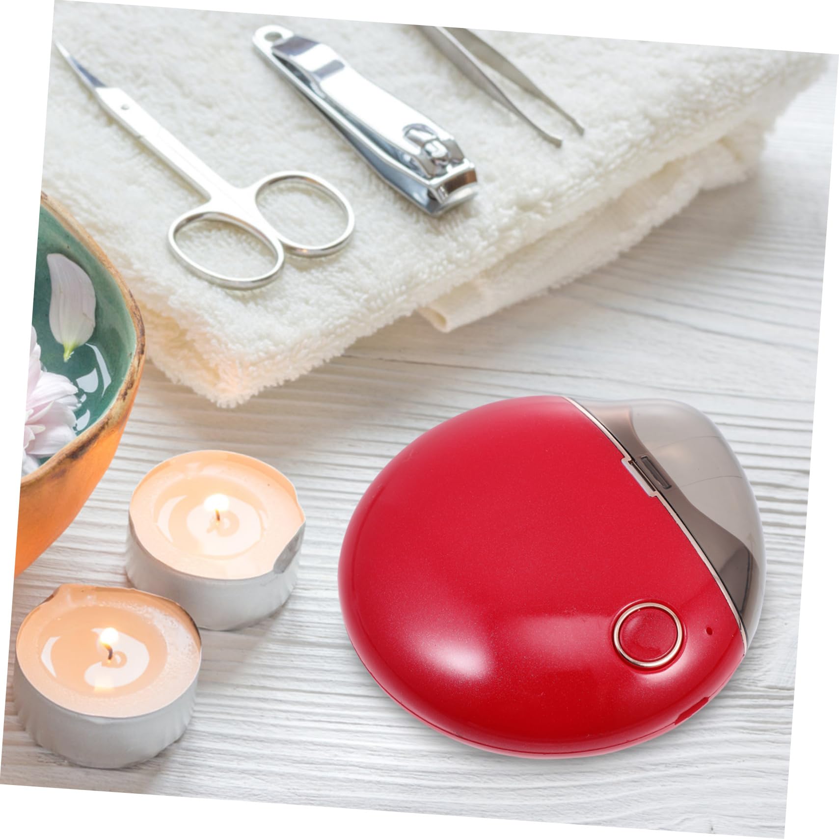 1juego Kit De Accesorios Para Cuidado De Uñas Eléctrico Para Niño Niña Cortauñas Profesional Con Cabezas Intercambiables Ligero y Portátil Para Manicura Infantil