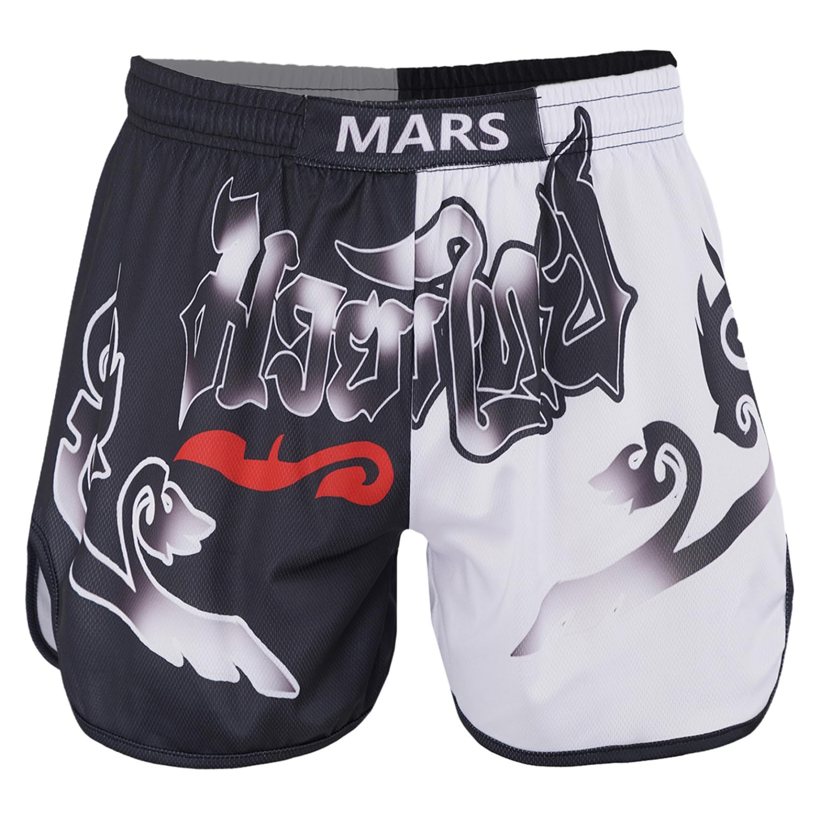 Męskie szorty Muay Thai Fight krótkie tajskie spodnie bokserskie spodnie treningowe ze stretchem szorty tajskie do boksu tajskiego kickboxingu boksu boksu