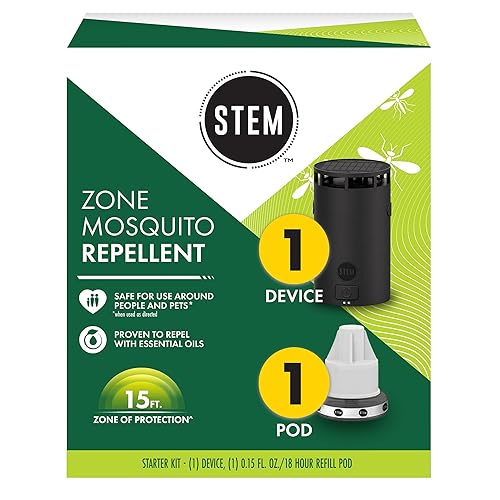 STEM Zone Mosquito Repellent Device, Easy-to-Use Outdoor Insect Protection with