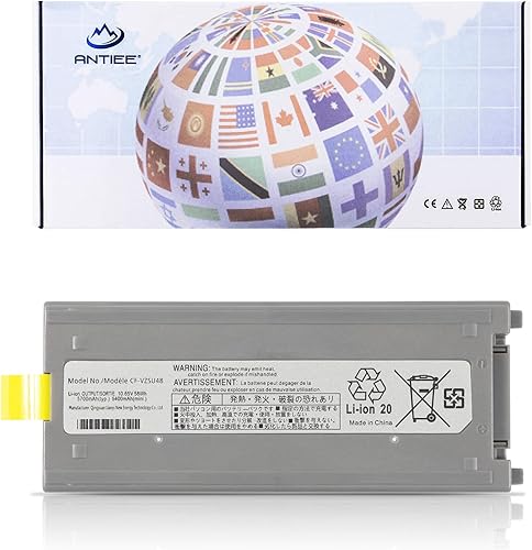 ANTIEE CF-VZSU48 - Batería de repuesto para portátil Panasonic Toughbook CF-19 CF19 MK1 MK2 MK3 MK4 MK5 MK6 MK7 MK8 Series CF-VZSU48U CF-VZSU28