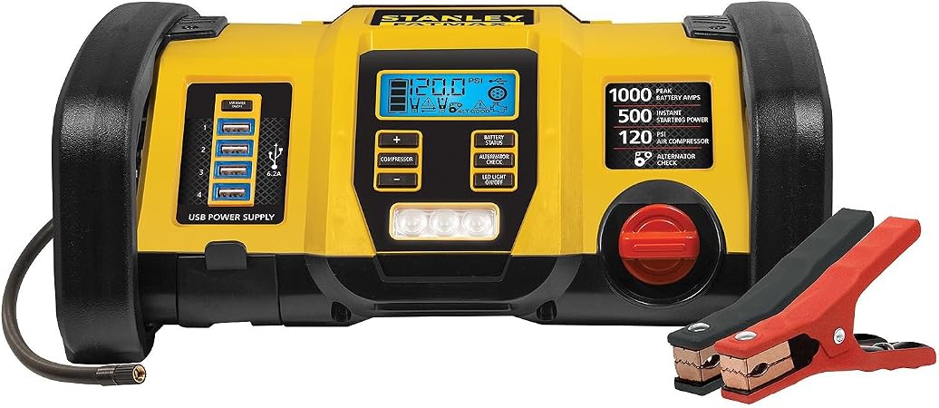 STANLEY Fatmax 1000 Peak Amp Power Station - Jump Starter for Passenger