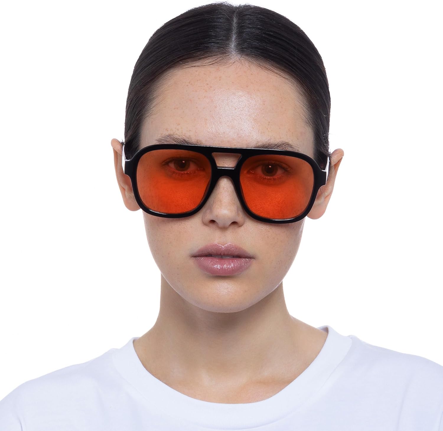 AIRE Whirlpool Sunglasses - Black, Aviator, Unisex, 70s Hollywood Style - Image 4