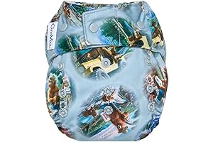 GroVia Mighty Bubbles Hybrid Cloth Diaper Snap Shell