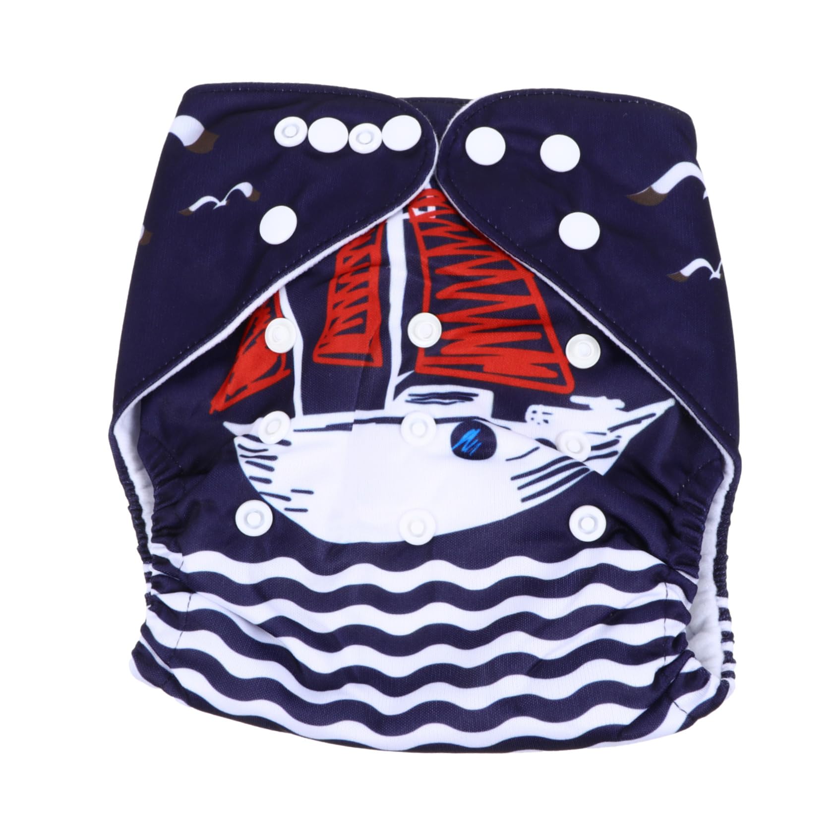 Generic Soft Washable Diaper Pants Waterproof for Outdoor Unisex Newborn to 3 Years Infant Diapers Alternative Random Style