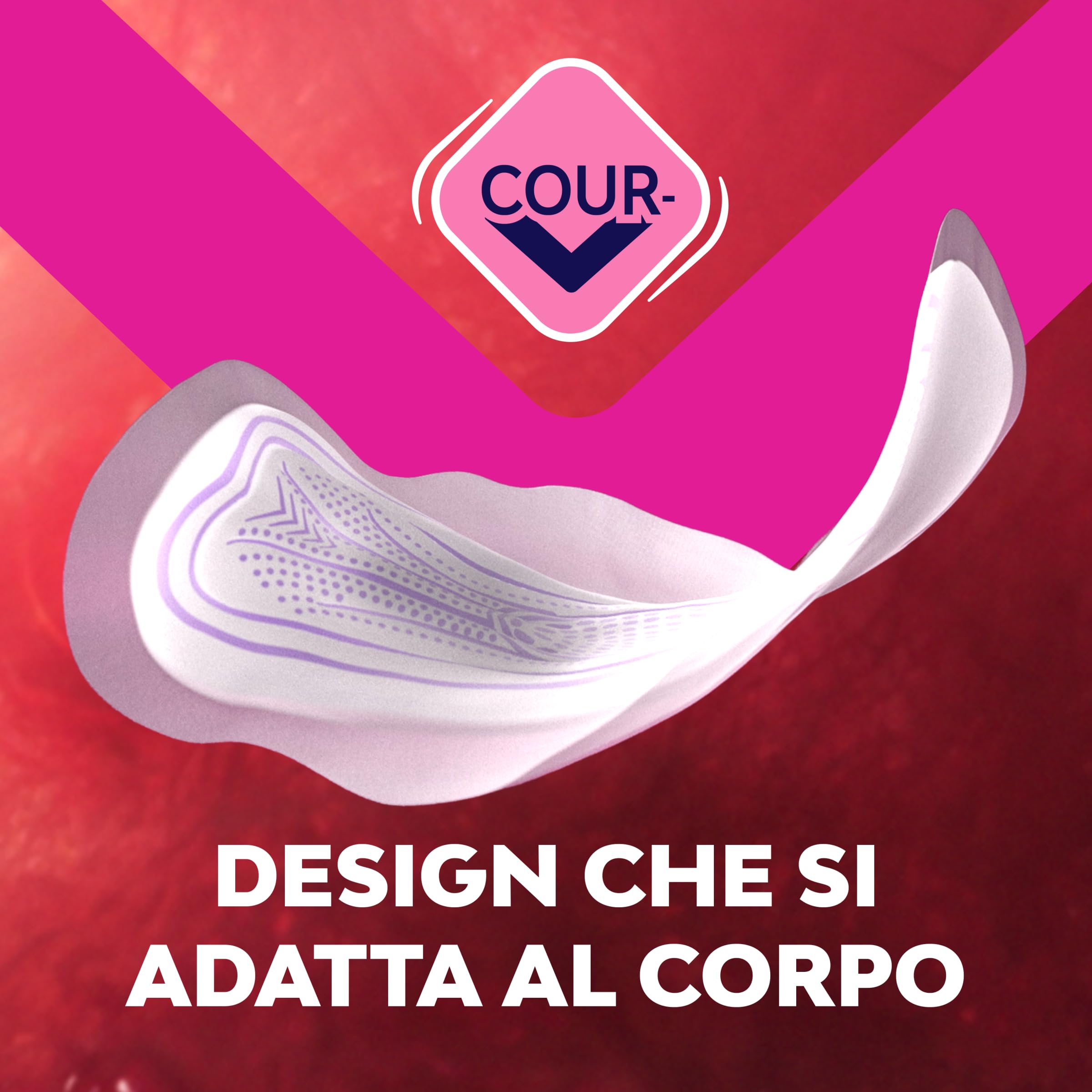 Nuvenia - Assorbente Normal Ultra con Ali - Superficie Traspirante e Assorbenza Rapida - Confezione da 28 Assorbenti