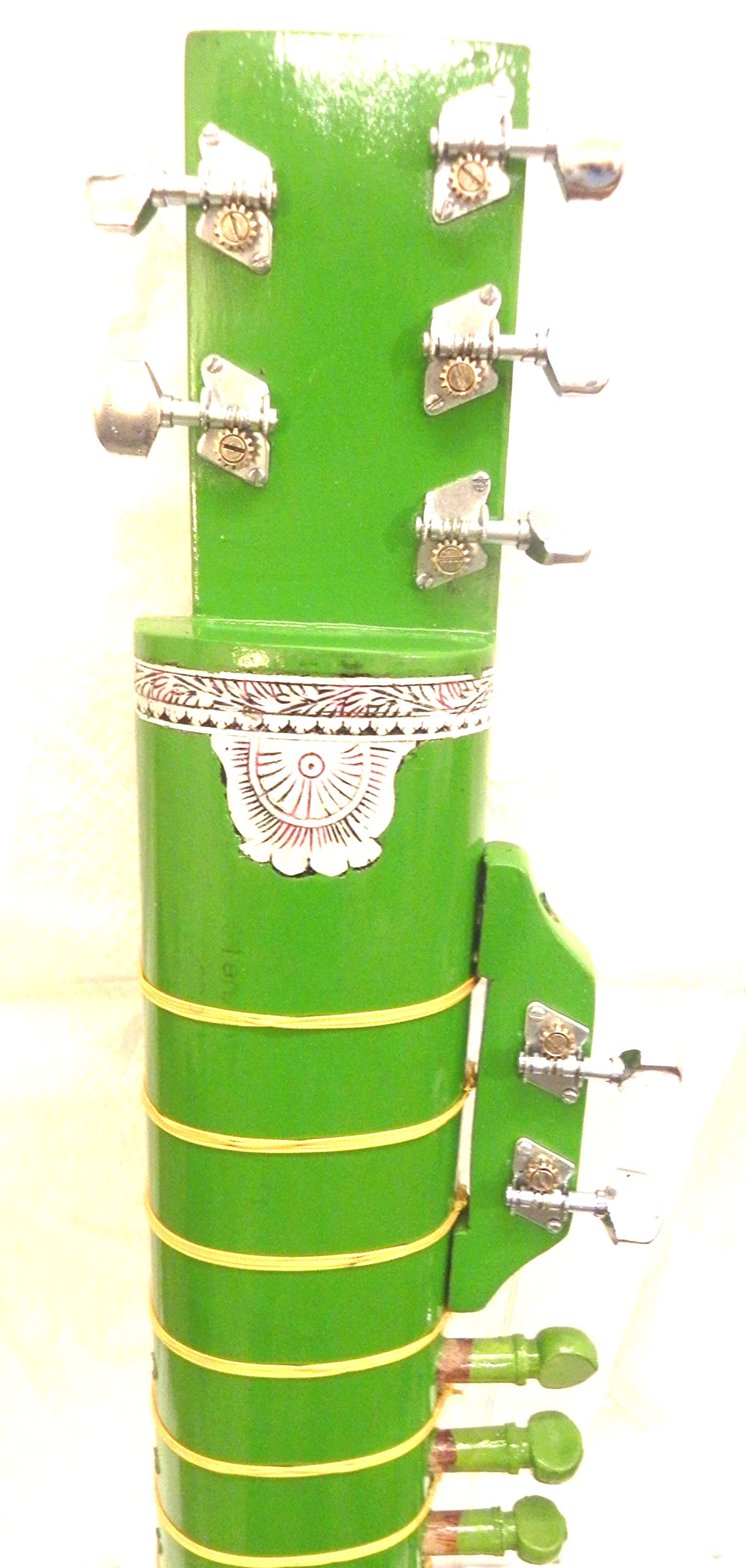Hecho a mano por la India ~ Sitar eléctrico SHRI RAVI SHANKAR estilo diseñador, cuerda y MIZRAB