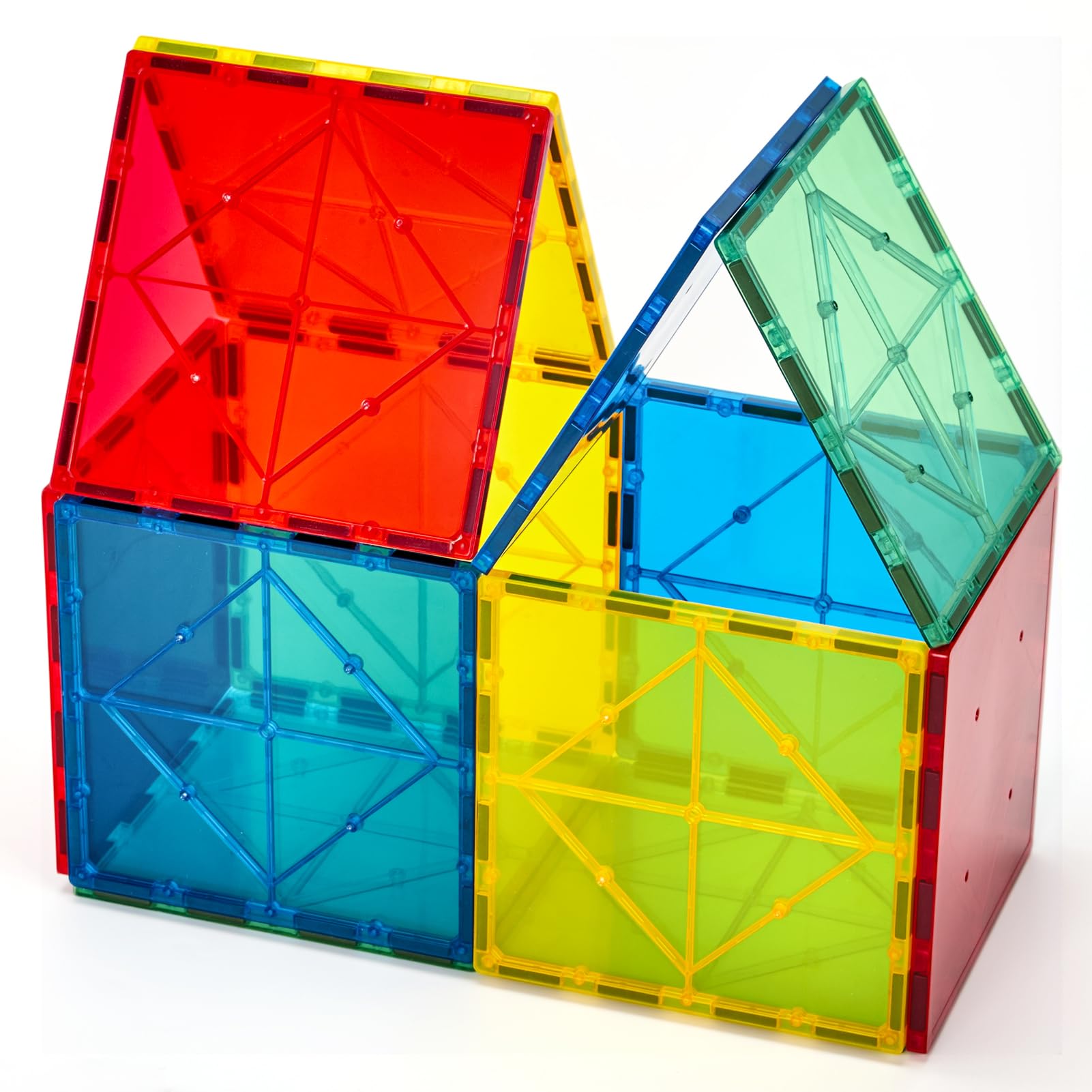Amazon.com: Gemmicc 12 PCS Large Magnetic Tiles,Jumbo Magnet Base