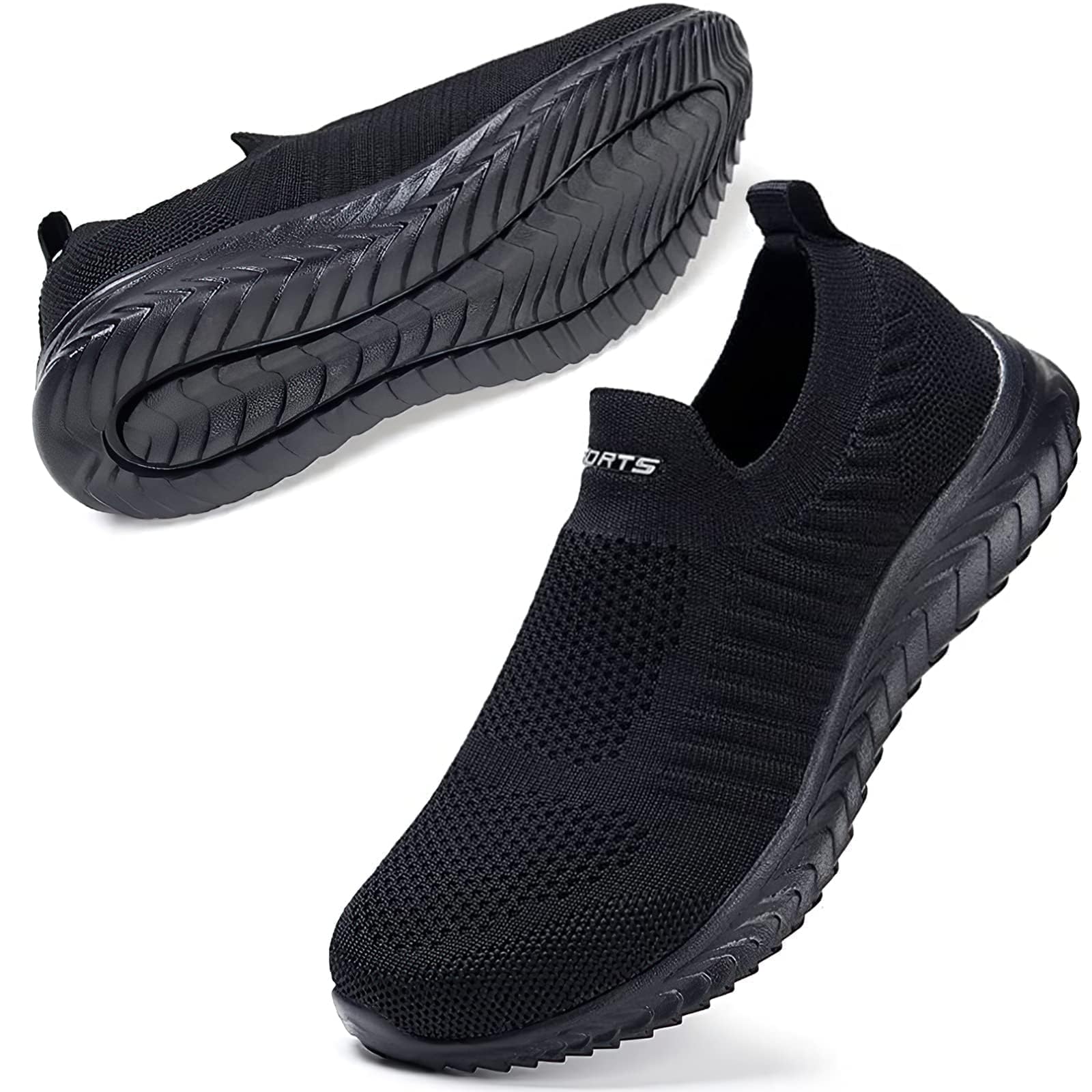 [MERPHINE] 世界一快適 スリッポン スニーカー 紐なし レディース メンズ 上履き 室内履き ウォーキング 立ち仕事 通勤 メッシュ 軽量 歩きやすい おしゃれ 夏 通気性