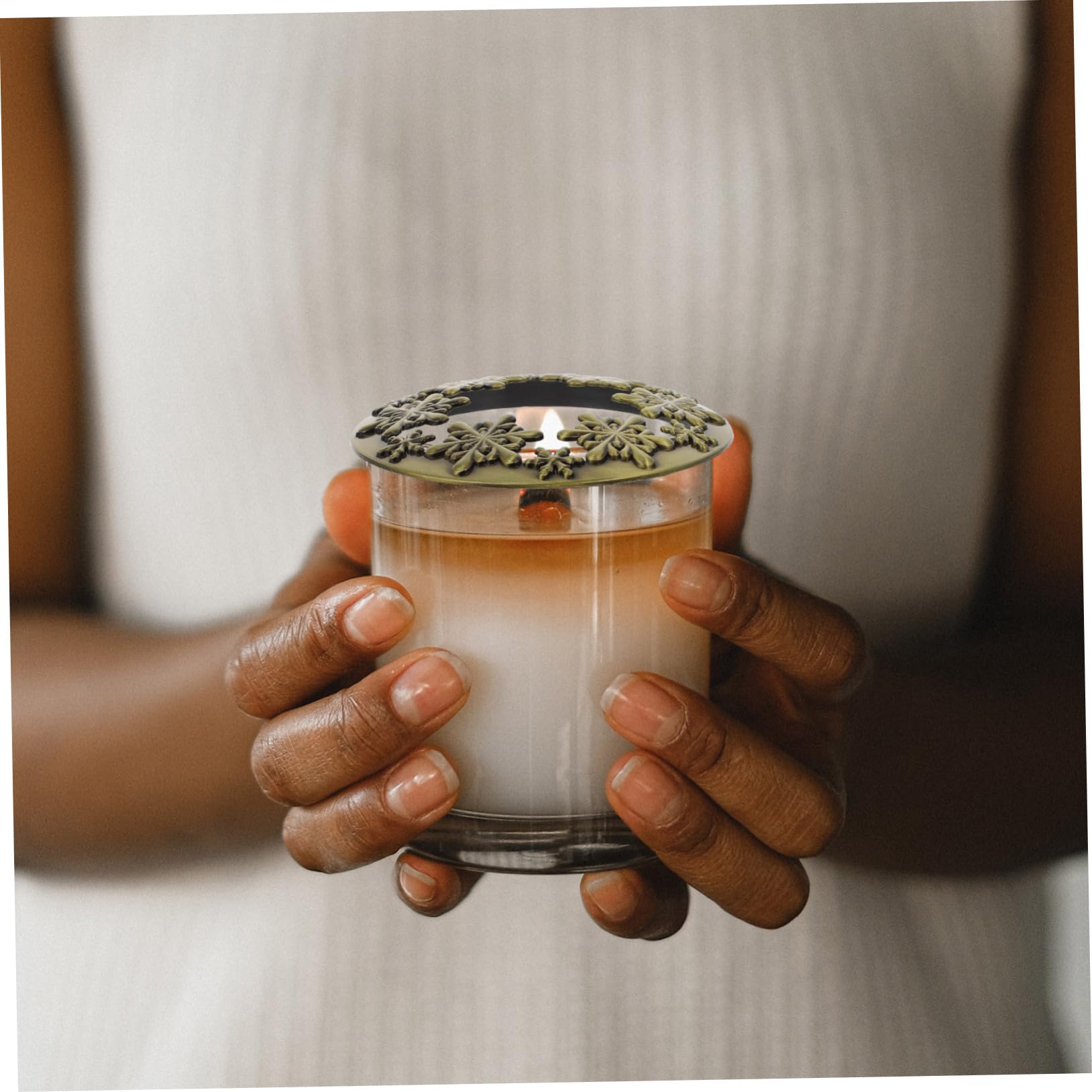 Melrose 87016DS 3.5 & 5 in. Votive Mercury Glass Christmas Candle Holder Red & Gold - Set of 2