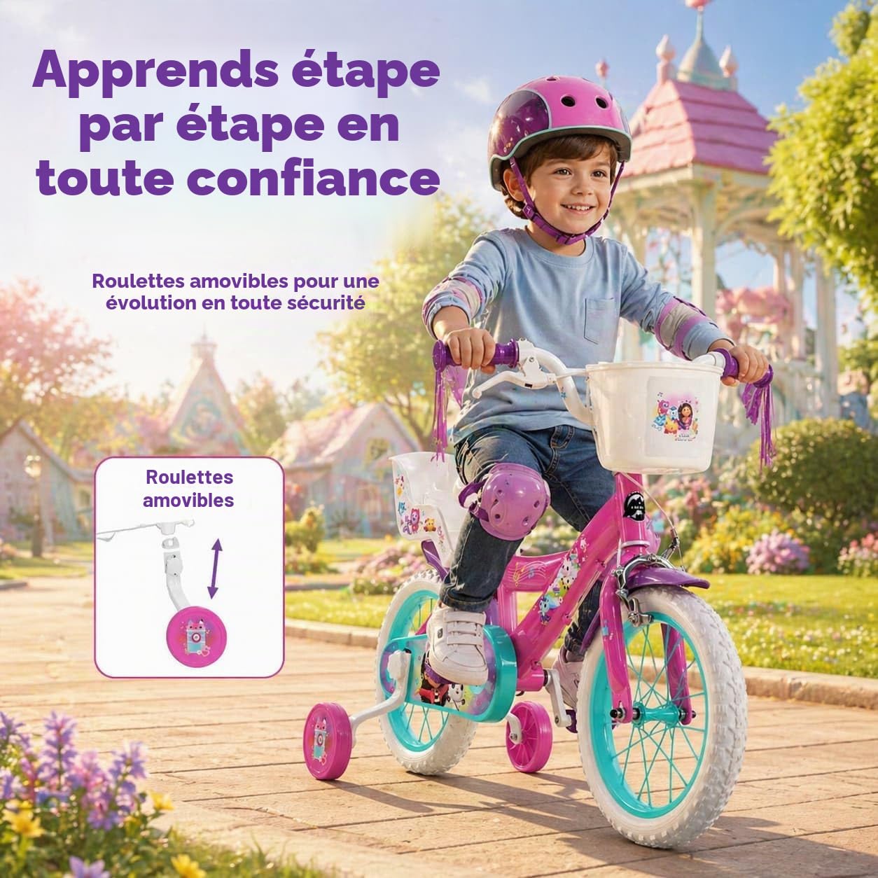 Toimsa Gabby's Dollhouse Bicicletta per Bambini 14"