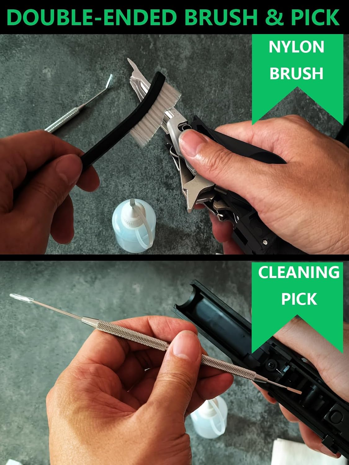 Shotgun Cleaning Kit 12 Gauge Gun Cleaning Kit 12 GA for Shotguns with 12 Gauge Gun Snake, Gun Cleaning Brushes, Cotton Mops, Cleaning Pick, Cleaning Patches, Oil Bottle