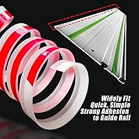 Vista 4 de Self-Adhesive Splinterguard Splinter Guard Fit for Festool Guide Rail, Clear Replacement 495209, 220” Long, 27/32” Width, 1/16” Thickness