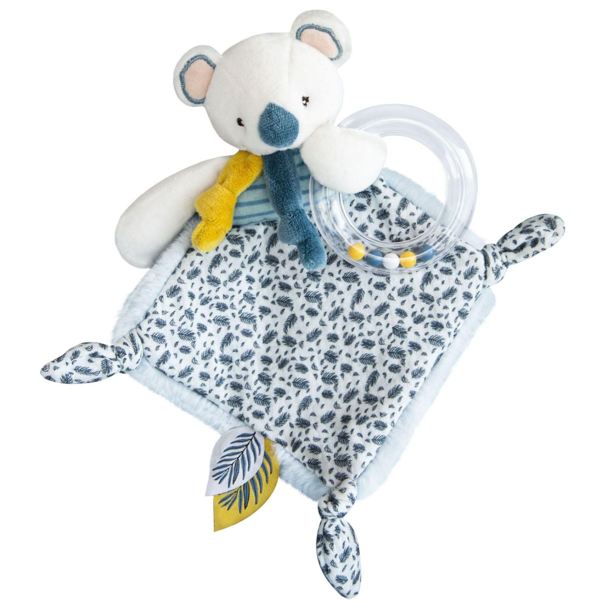 Doudou et Compagnie - Rattle Soft Toy - Yoca The Koala - Educational Toy - Gift Box - 22 cm - Gift Idea for Birth Girl and Boy - Guaranteed Soft Toy Lost - DC3666
