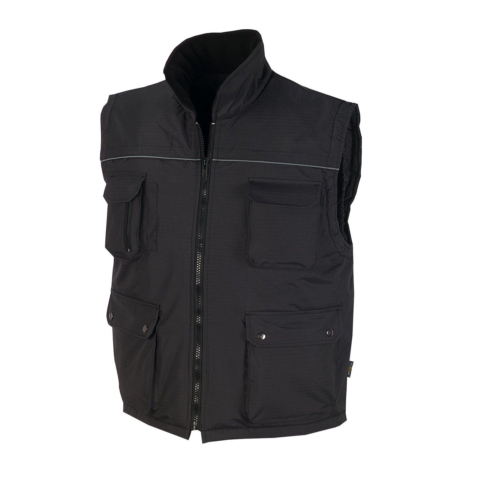 teXXor Ripstop-Weste NARVIK anthrazit/schwarz XXL