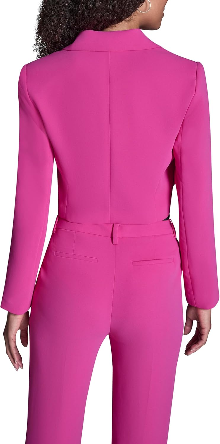 BCBG womens Cropped Double Breasted Jacket - Image 4