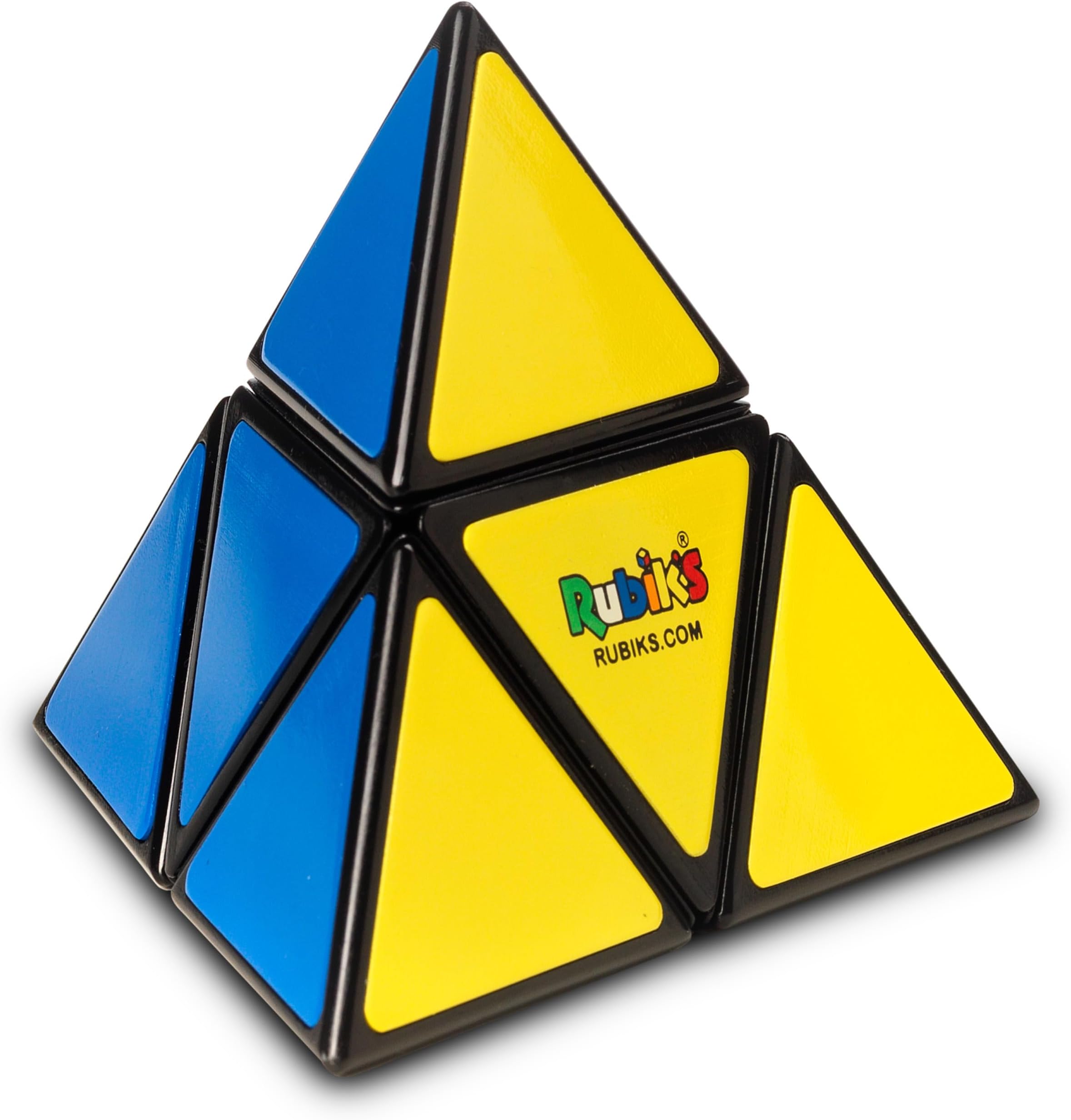 Rubik’s Cube, Pyramid, Rubik's Pyramid, Problem-Solving Brain Teaser, Classic Color-Matching Puzzle, Fidget Toy, Sensory Puzzle for Adults, Teens, Kids, for Ages 8 & Up