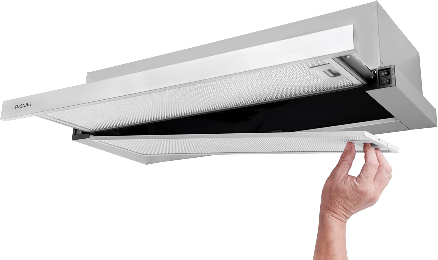 Depurador Exaustor Slim Embutir 80cm Inox Suggar