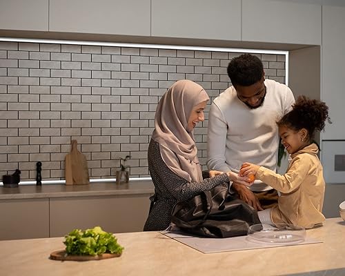 Vista 44 de Art3d - Revestimiento autoadhesivo de 10 pies para decoración de esquinas, despegar y pegar recortes en los bordes de los azulejos protectores