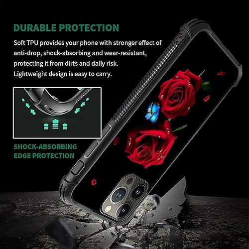 Vista 516 de Funda compatible con iPhone 13 Pro, diseño de patrón para iPhone 13 Pro, fundas para mujeres y niñas, Betsy Ross 13 estrellas de madera con bandera