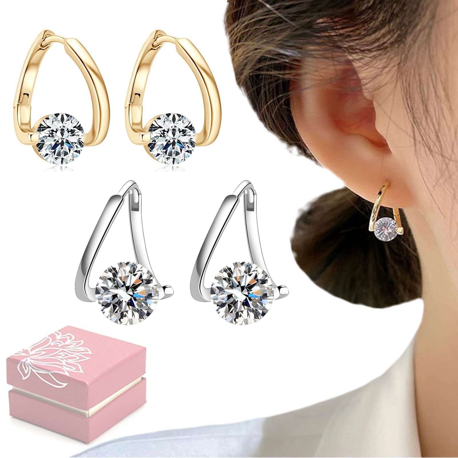 EXQST Flysmus Halolux Lymphvity Germanium Earrings Atheniz Women's Weight Loss Lymphvity Earrings