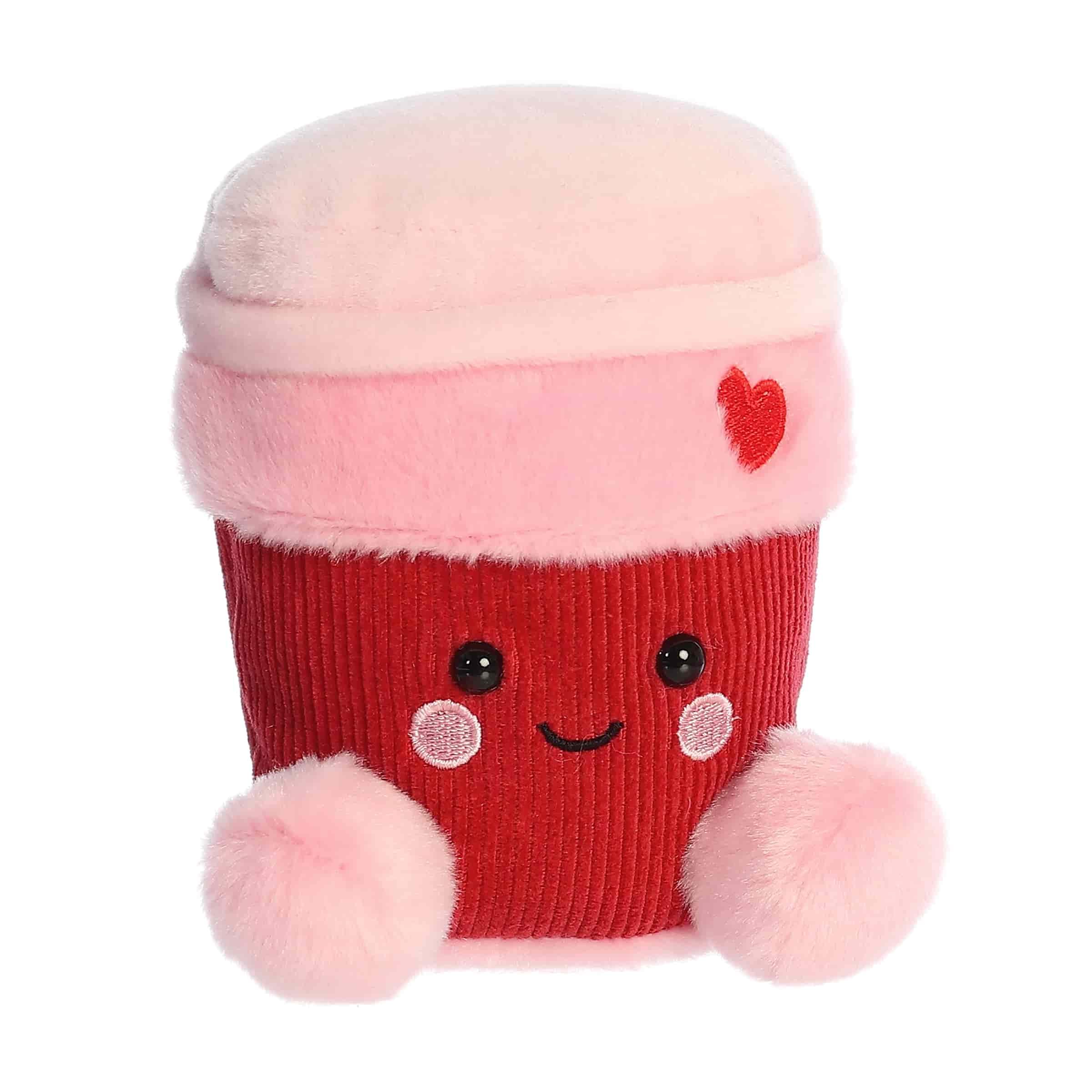 Amazon.com: Aurora Adorable Palm Pals Parker Heart Coffee Stuffed