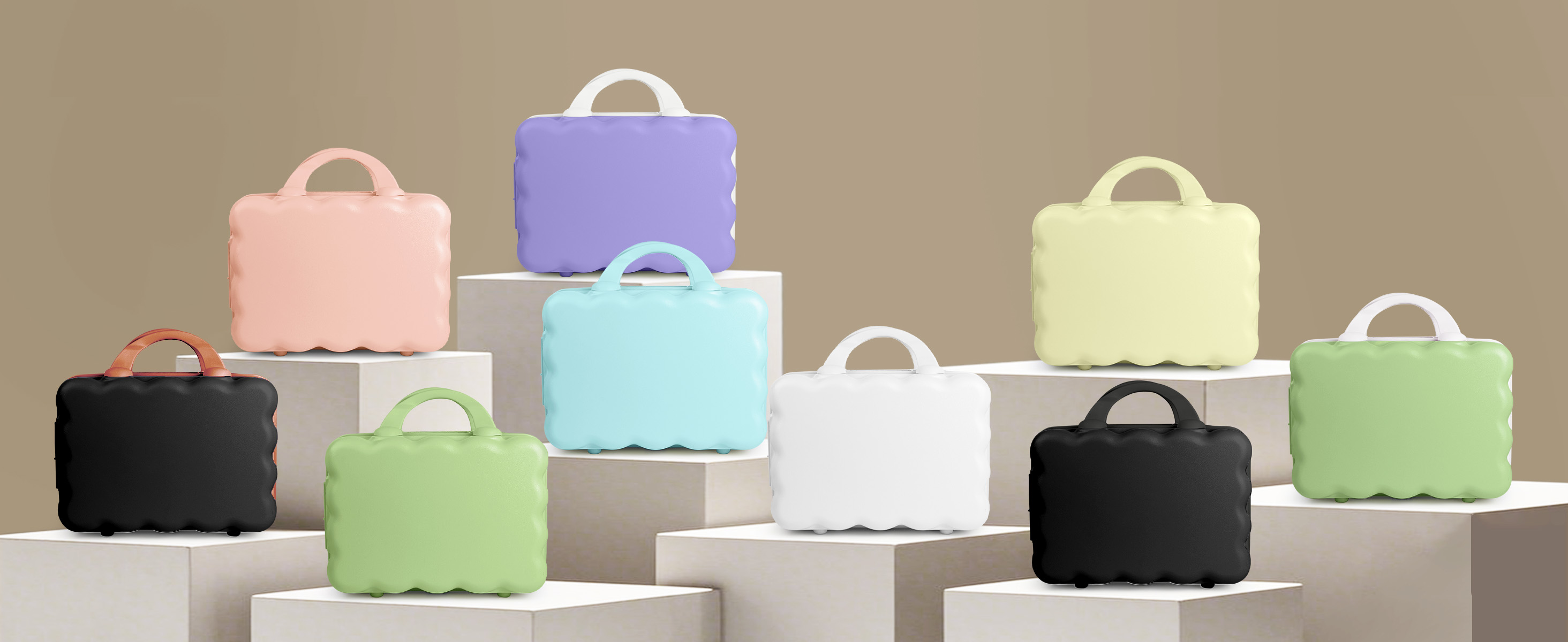 Amazon.com : 14 Inch Hard Shell Makeup Case, Mini Suitcase Vanity