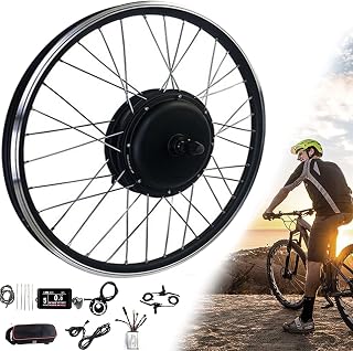 JEWMIA Electric Bike Conversion KitFront Wheel 36V 500W EBike Conversion Kit for 20"/ 24" / 26"/ 27.5" / 28"/ 29" / 700c Hub Motor W/LCD,700c